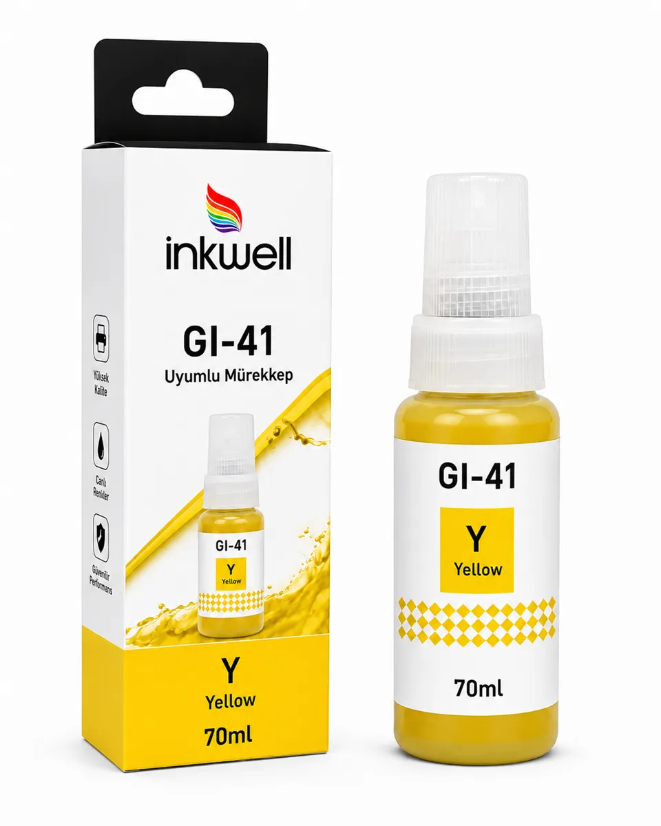MUADİL MÜREKKEP (İNKWELL CANON GI-41/4545C001) Y 1